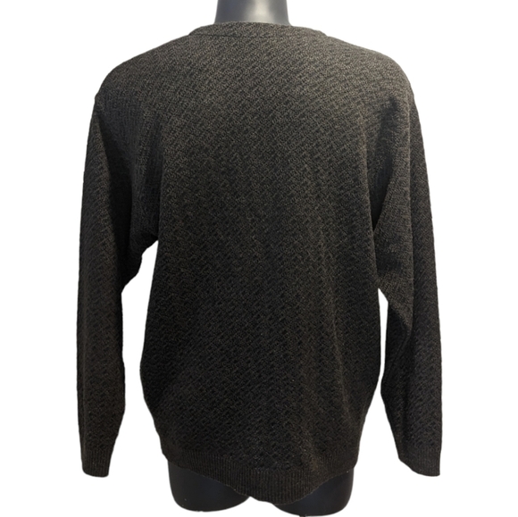 Vintage brown grampa cardigan large - Picture 4 of 6